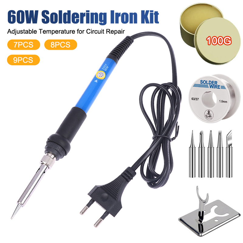 Power Tools Total - Adjustable Temp 220V 60W Electric Soldering