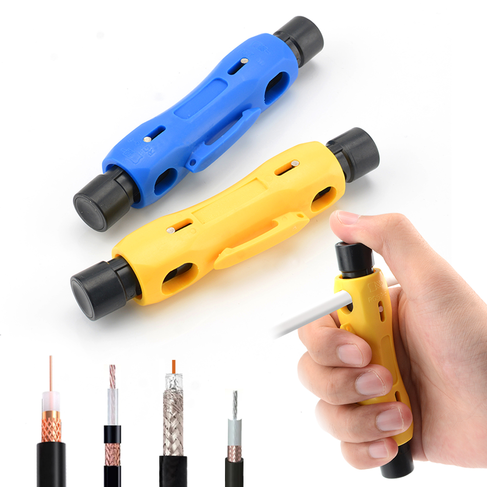 Power Tools America - Portable Pen Coaxial Cable Stripper RG6