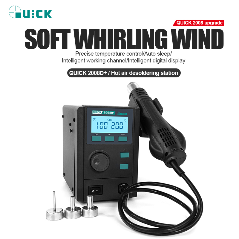 Power Tools Station - QUICK 2008D+ Desoldering Rework Station Intelligent