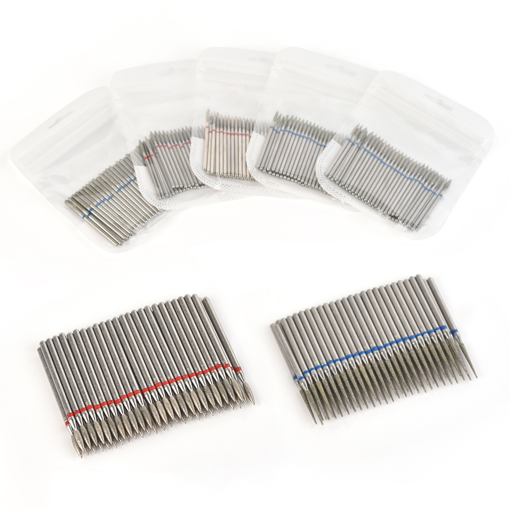 Power Tools Total - 50Pcs Diamond Milling Cutter For Manicure