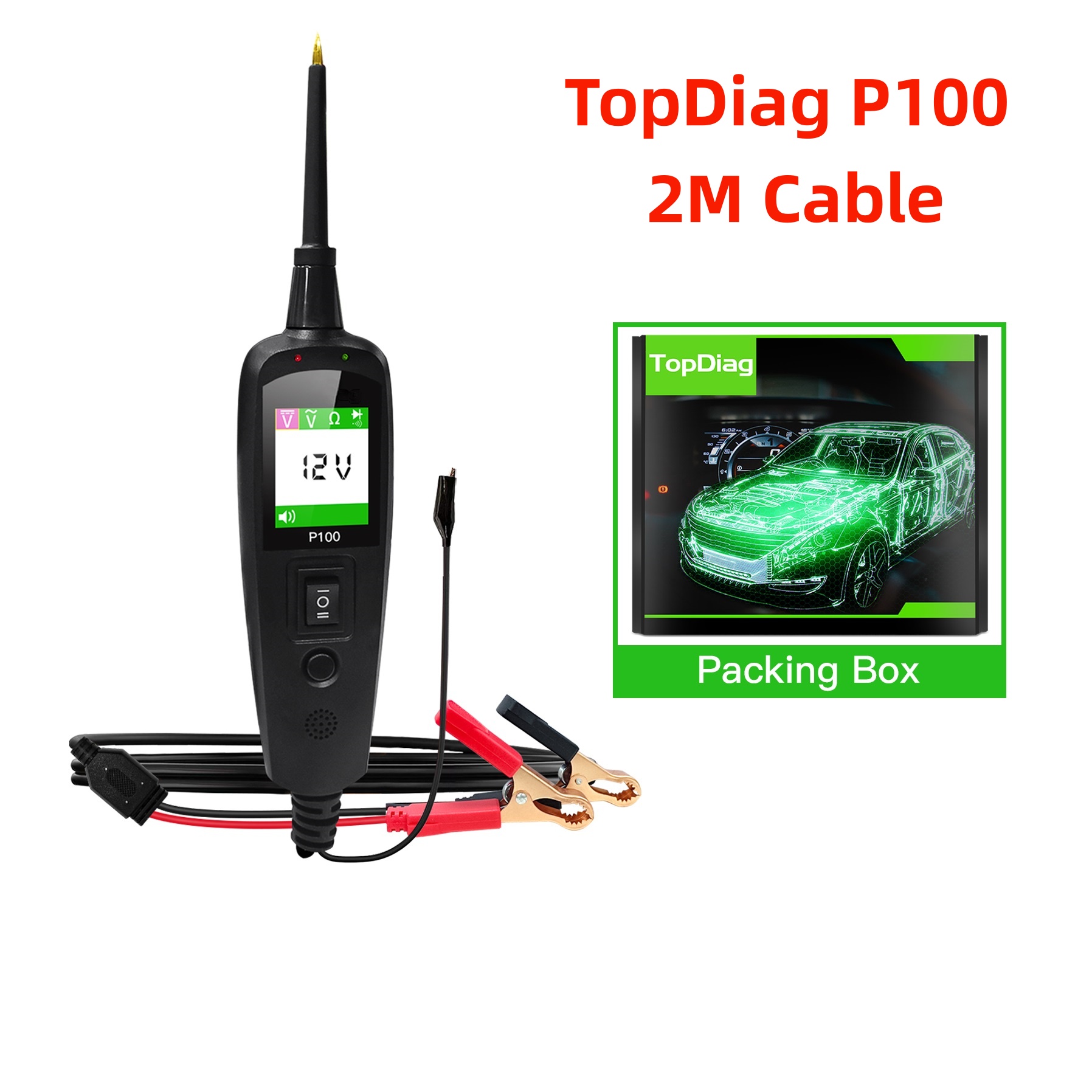 TopDiag P100 2M Car Electrical - Power Tools Automotive ulasan dan harga
