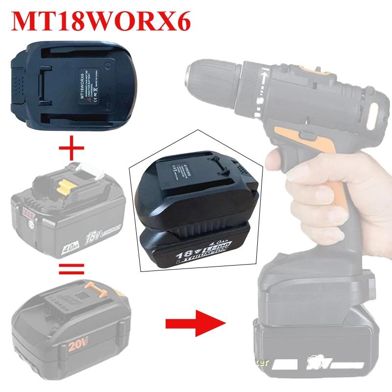Battery Converter Adapter MT18 - Power Tools Battery Adapter ulasan dan harga