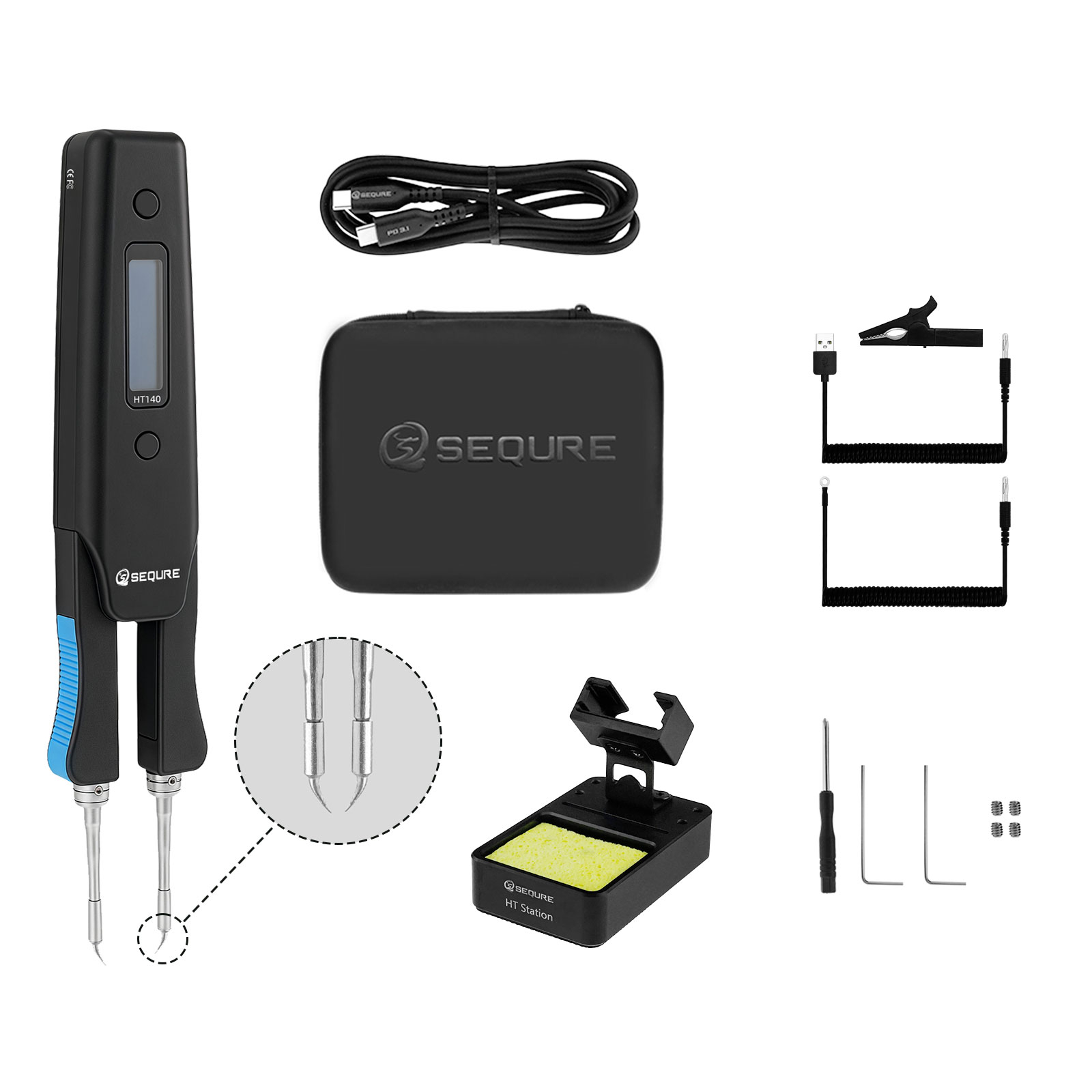 SEQURE HT140 2-IN-1 Electric H - Power Tools Battery Repair ulasan dan harga