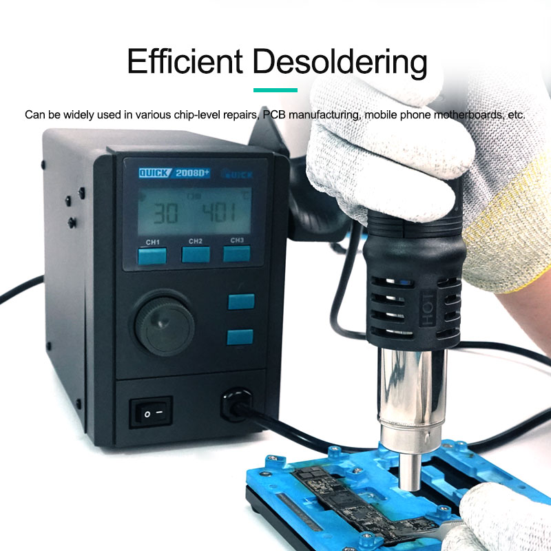QUICK 2008D+ Desoldering Rewor - Power Tools Station ulasan dan harga